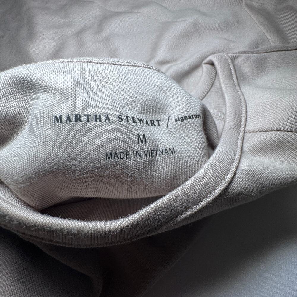 Martha Stewart Womens Gray Long Sleeve Knit Tunic Top - Picture 6 of 6